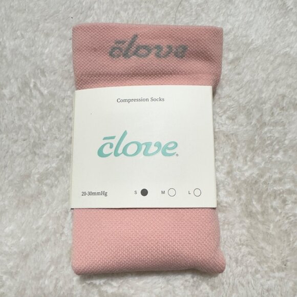 Clove Just Pink Compression Socks Sz Small breathable fabric for all day women - Picture 5 of 7